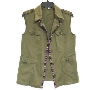 Chelsea & Violet Vest with Multi Color Accents